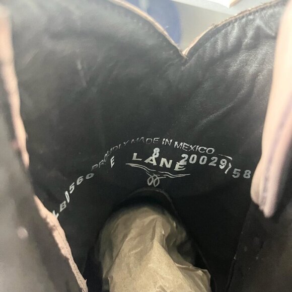 Lane SMOKESHOW Pink Cowboy Bootie Womens 8 Short Western Cowgirl Ankle Boots - Picture 11 of 13